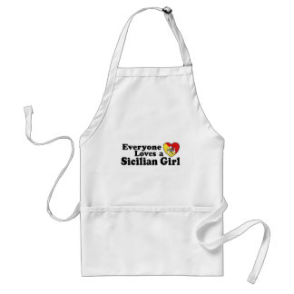 Sicilian Girl Standard Apron
