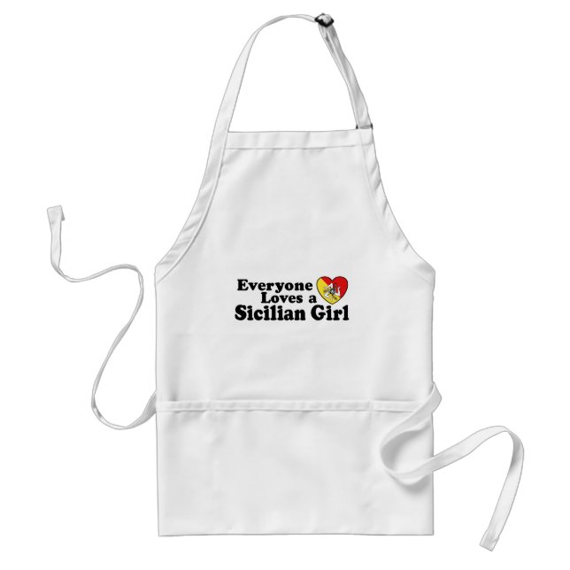 Sicilian Girl Standard Apron (Front)