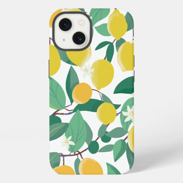 Sicilian lemons iPhone case (Back)