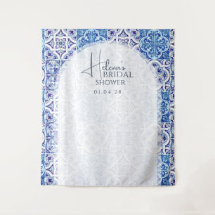 Sicilian Majolica Backdrop – Italian Lemon Theme Tapestry