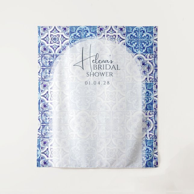 Sicilian Majolica Backdrop – Italian Lemon Theme Tapestry (Front)