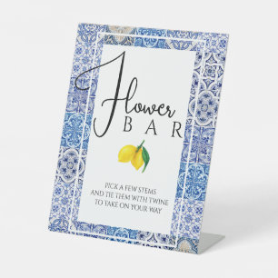 Sicilian Majolica Bar Sign – Italian Lemon Decor