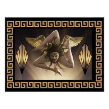 Sicilian Medusa (Trinacria) Symbol of the Island