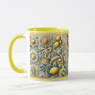 Sicilian Pattern Design Mug