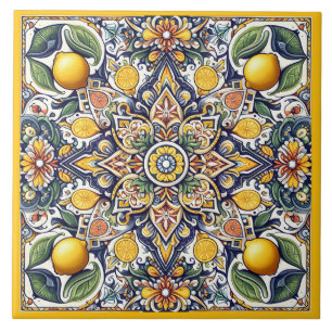 Sicilian pattern tile