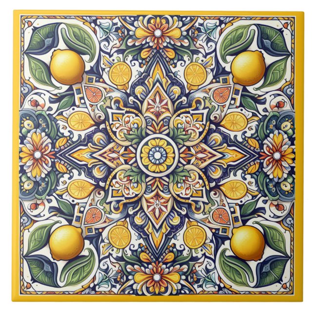 Sicilian pattern  tile (Front)