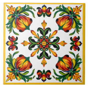Sicilian pattern tile