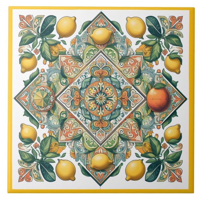 Sicilian pattern  tile (Front)