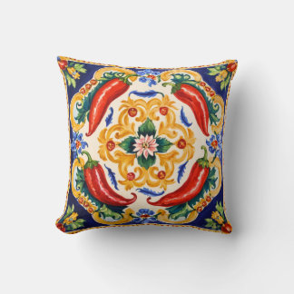 Sicilian Peppers Cushion