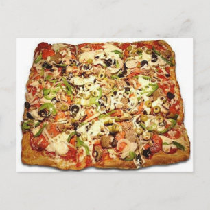 SICILIAN PIZZA PIE POSTCARD
