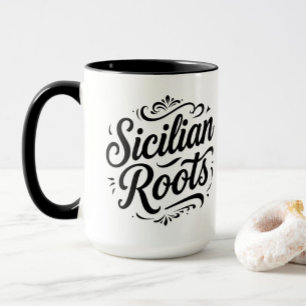 Sicilian Roots – Elegant Italian Heritage Mug