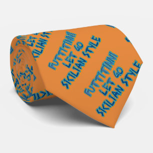 Sicilian Style Fun Tie--Let it go Tie