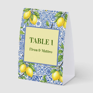 Sicilian Tile & Lemon Wedding
