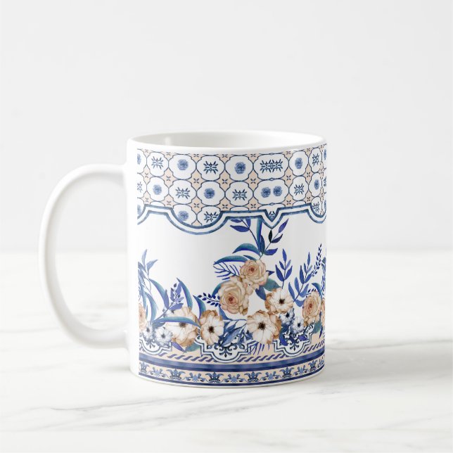 Sicilian Tile Mug | Colourful Italian Ceramic (Left)