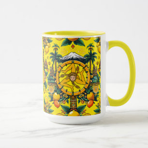 Sicilian Trinacria Design Mug