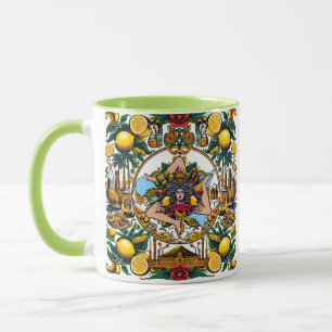 Sicilian Trinacria Design Mug
