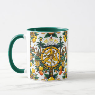 Sicilian Trinacria Design Mug