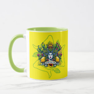 Sicilian Trinacria Mug