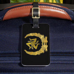 Sicilian Trinacria Personalised Luggage Tag
