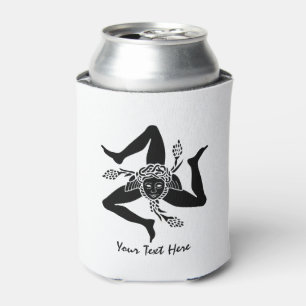 Sicilian Trinacria Your Text  and Background Can Cooler