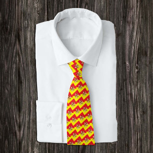 Sicily business fashion Ties, Sicilian Flag Tie