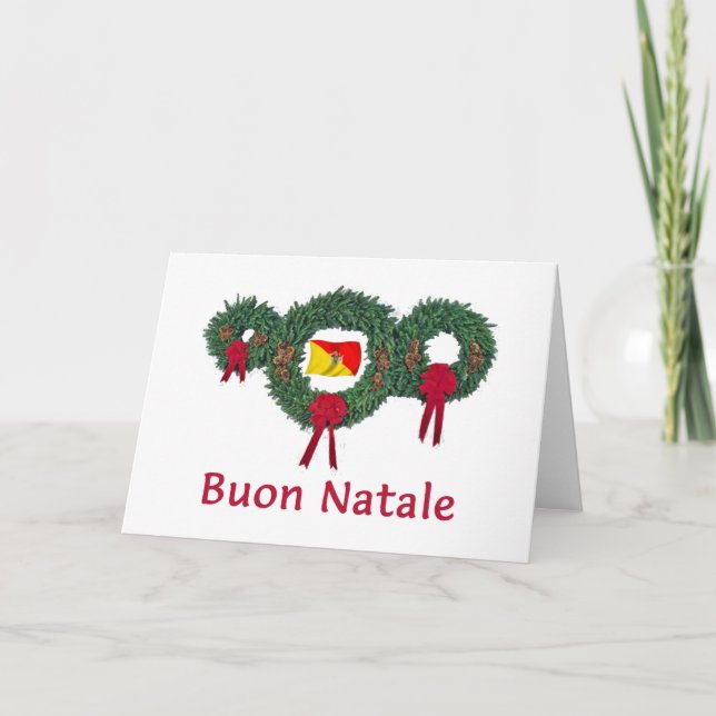 Sicily Christmas 2 Holiday Card (Front)