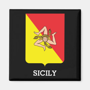 Sicily* Coat of Arms Magnet