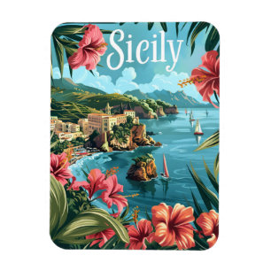 Sicily Italy Magnet