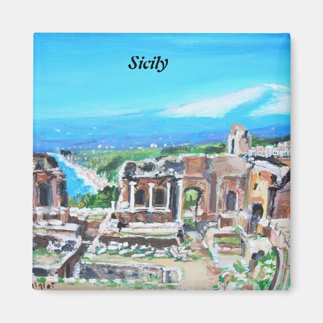 Sicily, Italy Magnet (Front)