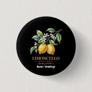 Sicily Italy Proud Sicilian Fresh Italian Lemons 3 Cm Round Badge