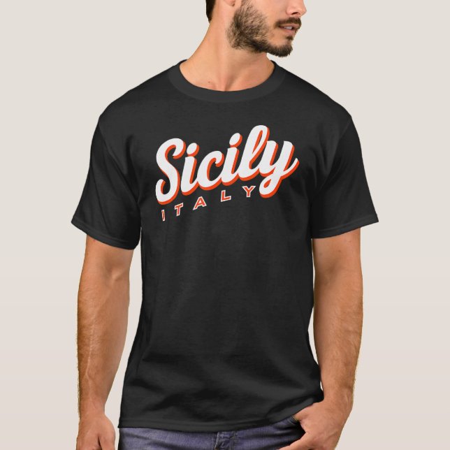 Sicily Italy T-Shirt (Front)