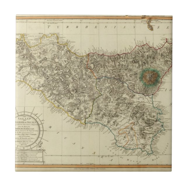 Sicily, Italy Tile (Front)