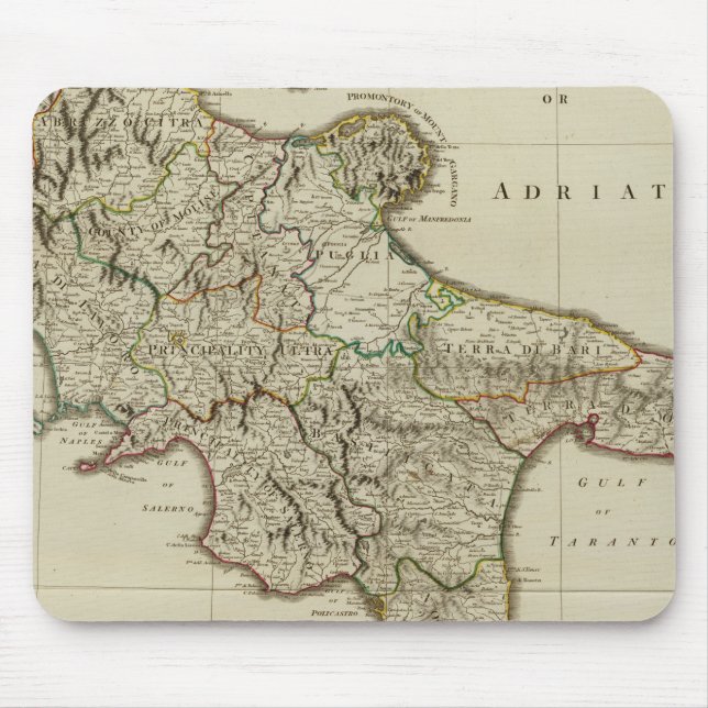 Sicily, Kingdom of Naples Mouse Mat (Front)