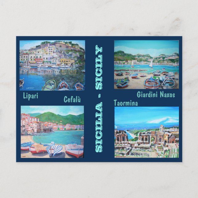 Sicily Landscapes - Postcard (Front)