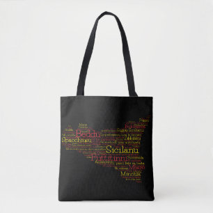 Sicily MapRY Tote Bag