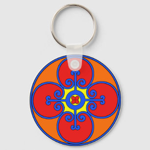 Sicily Mediterranean Design Key Ring