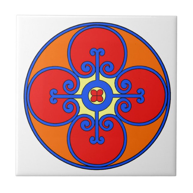 Sicily Mediterranean Design Tile (Front)