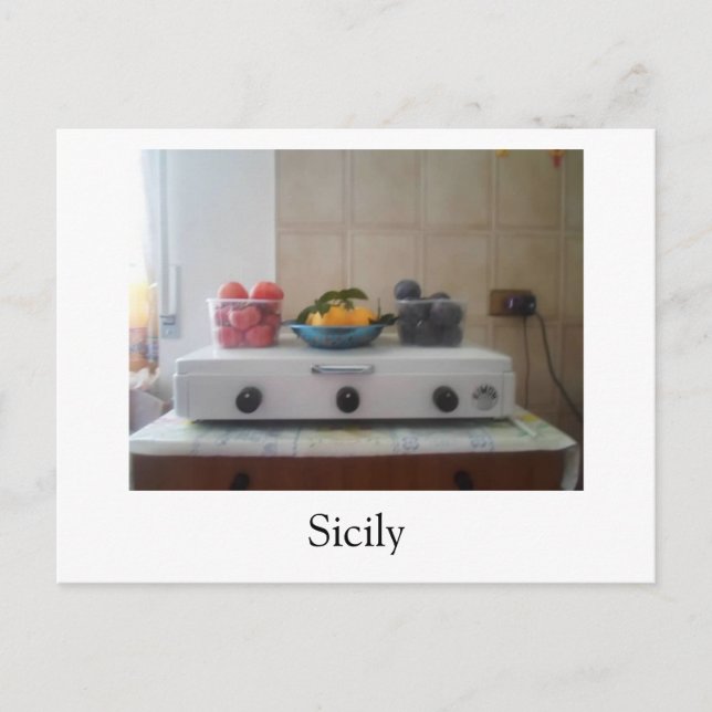 Sicily Postcard - Summer Fruit (Front)