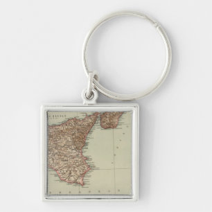 Sicily, Sardinia Key Ring