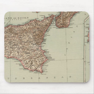 Sicily, Sardinia Mouse Mat