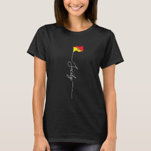 Sicily, Sicilian Flag, Italy, Sicilian Patriotic F T-Shirt
