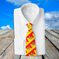 Sicily Ties, fashion Sicilian Flag, business