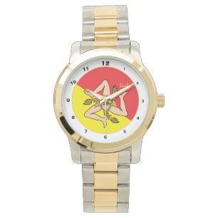 Sicily watch, triskelion, Sicilian fashion, design Watch