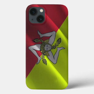 Sicily waving flag - iPhone 13 case