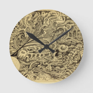 Sick Chamber_by Brian Benson Round Clock