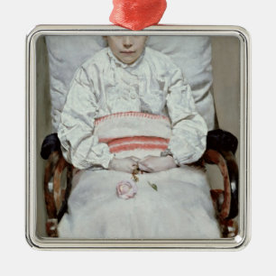 Sick Girl Metal Tree Decoration