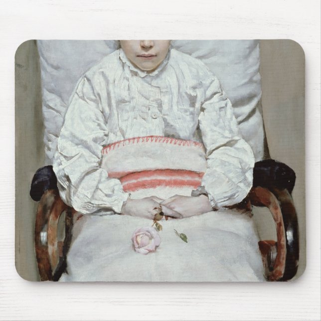 Sick Girl Mouse Mat (Front)
