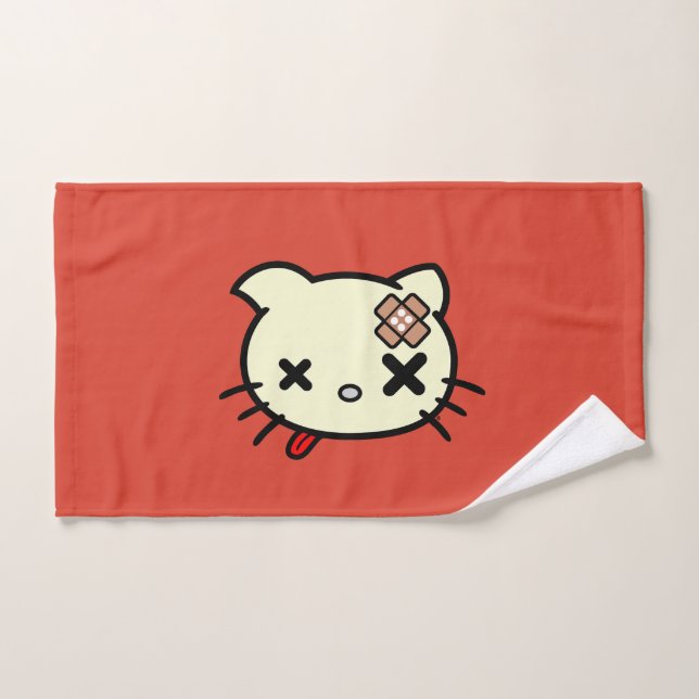 Sick Kitty Hand Towel (Hand Towel)