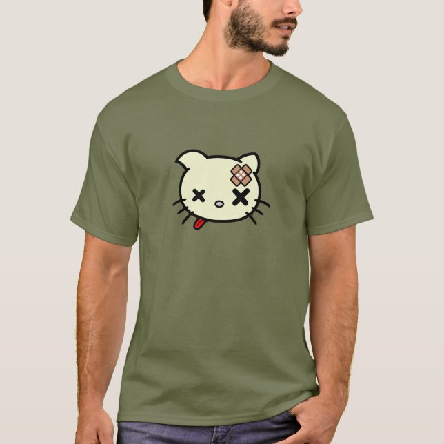 Sick Kitty  T-Shirt (Front)