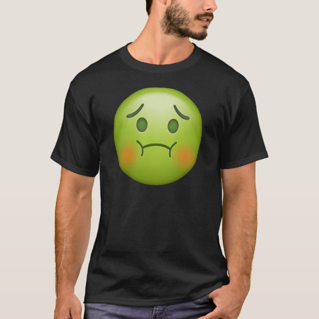 Sick note Emoji Face T-Shirt (Front)